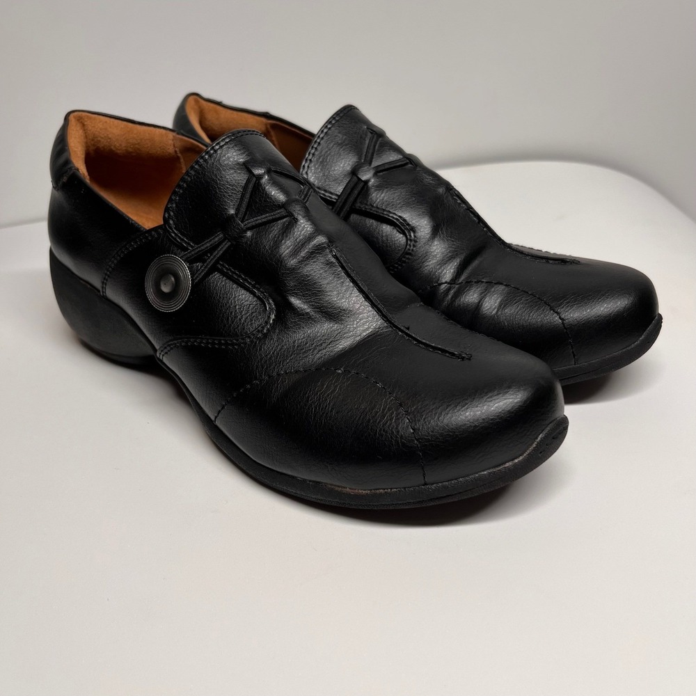 Naturalizer Jance Black Slip On Comfort Shoes Women Size 7.5W